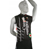 Gilet windtex met netrug Tafi linea Roubaix zwart