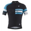 Pinarello fietsshirt scatto 3 strepen sky blue/black