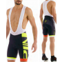 Pinarello Classics BIB Bandiera short black/yellow fluo